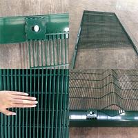 Clôture de sécurité Prime Way WL2 - Clôture de bordure en acier galvanisé anti-escalade de 8 pieds, durable, écologique, facile à assembler pour