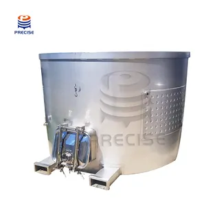 Customized Food Grade SUS304 Stainless steel open top Forklift Mobile Portable fermenter tank supplier