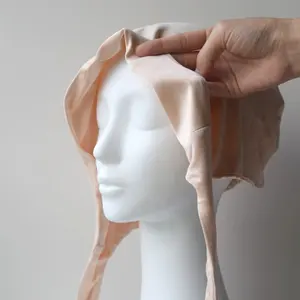 Muslim Underscarf Cotton Modal Jersey Satin Lined Silk Inner Hijab Caps