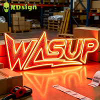 Lettres en relief LED Infinity Abyss personnalisées, en acrylique semi-transparent, signalétique 3D, étanche IPx7, décoration publicitaire extérieure