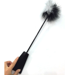 セックスアクセサリーセクシーフェザーティーザードリルハンドルカップルいちゃつくクリットティックラーホイップSMゲーム代替セックスグッズ - Product Image 2