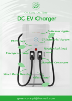 Cargador de Vehículos Eléctricos AI GCG de 120kW GB/T CCS DC con Conectores Dobles, Montaje en Suelo, con OCPP y Certificación CE para Estaciones de Carga de Vehículos Eléctricos