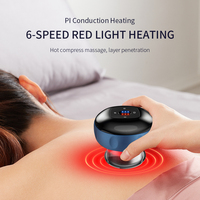 Appareil de thérapie par ventouses électriques sans fil Ventouses sous vide rechargeables par USB avec chaleur