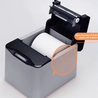 Imprimante thermique directe Zjiang personnalisée 203 DPI pour reçus et étiquettes d'expédition, imprimante d'autocollants thermiques 80 mm 8370