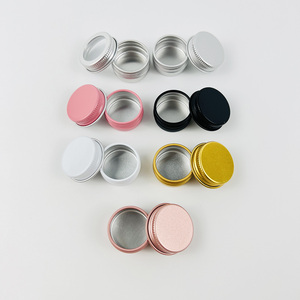 En stock, étui à bijoux de 2oz 4oz, ornements cosmétiques pour les ongles, boîtes en aluminium colorées avec couvercle scellé fileté - Product Image 6