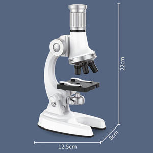 Jouets éducatifs en plastique en gros, kit de microscopes scientifiques pour enfants à faire soi-même, sans batterie - Product Image 2