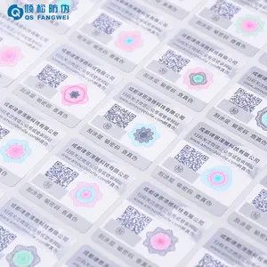 Codifica di codici a barre con codice QR a colori personalizzazione gratuita, singolo/doppio strato ed etichette di sicurezza multistrato