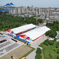 Tente d'exposition en alliage d'aluminium haute résistance pour 1000 personnes, idéale pour les expositions, les foires commerciales et les événements commerciaux