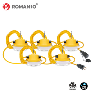 <b>LED</b> Heavy Duty <b>Work</b> String <b>Light</b> ETL CETL IP65 50W 65W 130W 18AWG 16AWG 10 Bulbs 100FT Long Daisy Chain Compatible For Job Site - Product Image 1