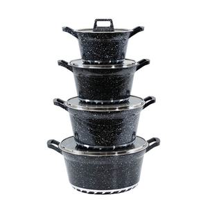 ชุดเครื่องครัวหินทางการแพทย์10ชุดมีดีไซน์คลาสสิกเคลือบด้วยหินอ่อน - Product Image 6