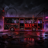 Simulateur VR d'autobus fantôme à immersion totale avec siège dynamique, machine de jeu de réalité virtuelle pour centre de divertissement intérieur