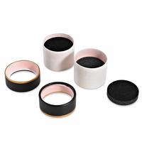 Boîte cadeau cylindrique personnalisée pour cosmétiques, parfums, bijoux et bougies avec impression de logo, estampage à chaud et finition laminée