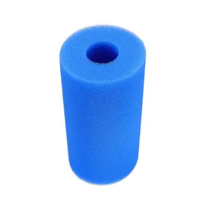 Голубая полиуретановая губка с фильтром для бассейна, Многоразовый моющийся очиститель биопены, аксессуары для бассейна