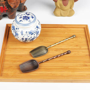Cuchara de té de mango largo de aleación de zinc al por mayor, pala, accesorios de té, cuchara de té de Kung Fu - Product Image 6