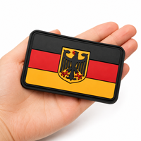 Großhandel Mehrfarbige Outdoor-Abenteuer-Stil 3D Geprägte Gummi-Patch-Abzeichen Benutzerdefiniertes Logo PVC-Patch mit Klettverschluss