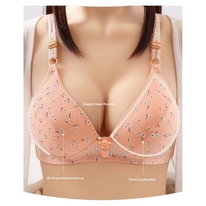 <span class=keywords><strong>Soutien</strong></span>-<span class=keywords><strong>gorge</strong></span> anti-écoulement brillant à trou respirant pour femmes d'âge moyen et âgées, <span class=keywords><strong>grande</strong></span> poitrine, bonnet 3/4 fin et solide, avec perforations respirantes - Product Image 3