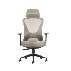 Kursi kantor jaring ergonomis klasik kebugaran, desain dudukan bos kelas 3 putar bersertifikat oleh produsen BIFMA