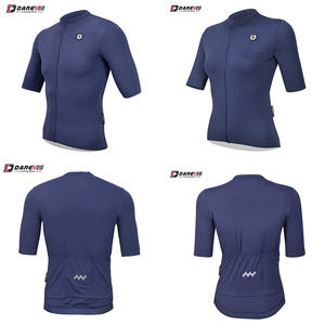 Darevie DVJ100 personnalisé de qualité supérieure <span class=keywords><strong>italien</strong></span> Miti Asteria tissu respirant manches courtes course raccord cyclisme maillot vélo - Product Image 4