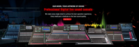 Console de mixage numérique USB 20 canaux PAKLAM AUDIO en métal avec faders motorisés pour scène et mariage, audio professionnel