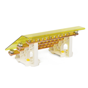 Haute qualité UKK vis Type 4 pôles cuivre Contact 600V Din Rail bloc borniers pour la Distribution d'énergie - Product Image 2