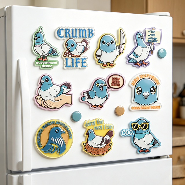 High Transparent Custom Acrylic Refrigerator Magnet Customized Picture Text Fridge Magnet for Tourism Souvenir