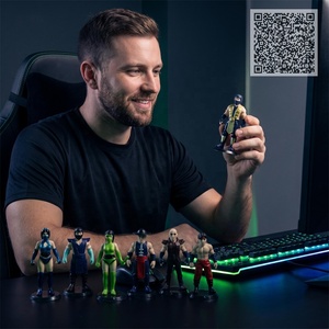 Statua del Guerriero <span class=keywords><strong>Mortal</strong></span> <span class=keywords><strong>Kombat</strong></span>, Figurina da Collezione per Sala Giochi, Regalo per l'Industria E-sports, Decorazione Retrò per Sala Giochi - Product Image 6