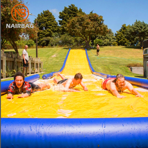 Lớn Trượt N Trượt <span class=keywords><strong>Inflatable</strong></span> Hai Làn Đường Trượt Các Thành Phố Ngoài Trời Trò Chơi Thể Thao Công Viên Nước Khổng Lồ Trượt Và Trượt Cho Trẻ Em - Product Image 2