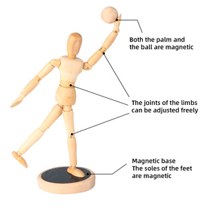 सिंनोआर्ट चुंबकीय लकड़ी कलाकार ने स्केचिंग पेंटिंग के लिए मानीकिन मॉडल मैनिकिन मॉडल - Product Image 5