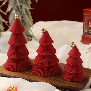 Christmas Tree Soy Wax Handmade Scented <b>Candles</b> Decorative Aromatherapy Holiday Gift Home Decor Wedding Party Table Centerpiece - Product Image 4