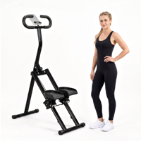 Appareil de fitness Climber Stepper pour un entraînement complet du corps avec inclinaison réglable, système de résistance par cordes et poulies