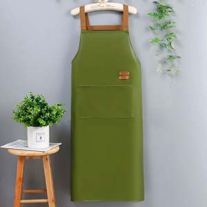 Delantal de Cocina Grande con Bolsillos, Impermeable, Resistente al Aceite y al Polvo, de Cuero PU para Chefs - Product Image 3