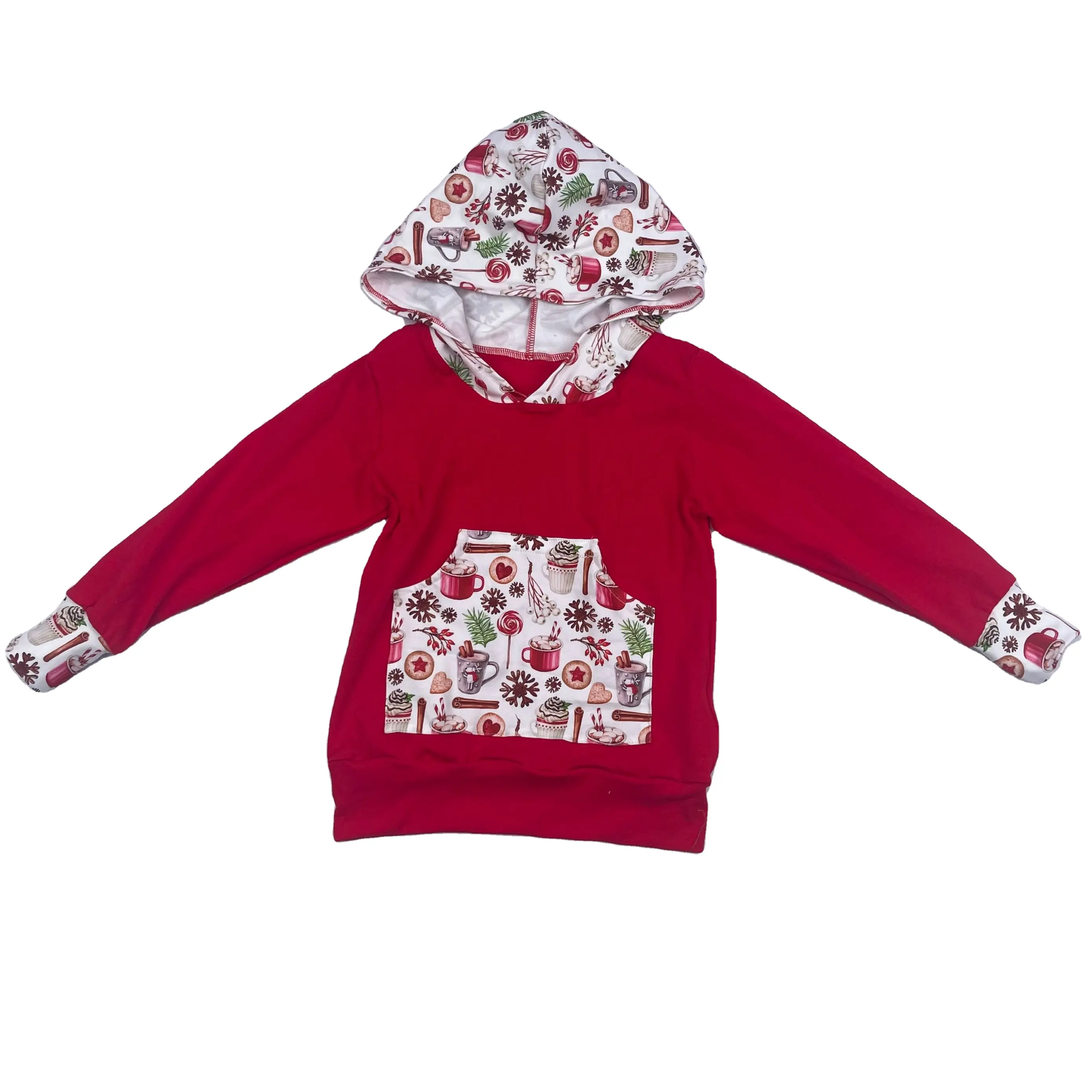 Liangzhe OEM de alta calidad para niños suéteres sudaderas con capucha en blanco sudadera polar niños niñas sudaderas con capucha