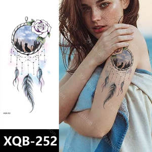 <span class=keywords><strong>Tatuaje</strong></span> Temporal Impermeable XQB, Diseño de Corona de León y Rosa, para Brazo <span class=keywords><strong>Pequeño</strong></span> - Product Image 6
