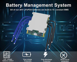 RV kapalı ızgara lityum pil LiFePO4 baterias de litio 24v 100ah 200ah LiFePO güneş 24v paketleri 100ah lifepo4 piller lityum - Product Image 5