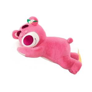 Peluche Orsetto Fragola Sdraiato, <span class=keywords><strong>Cuscino</strong></span> Abbraccio Cartone Animato Carino con Imbottitura Morbida in Cotone PP per Compagno di Sonno e Regalo di Natale - Product Image 5