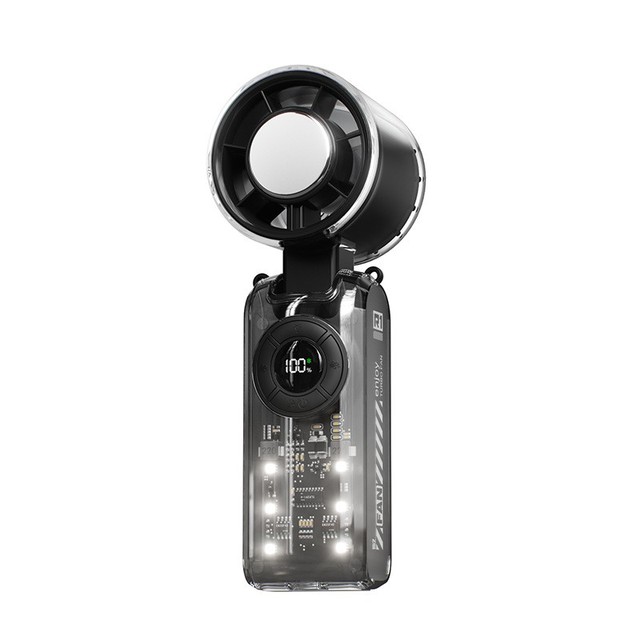 Semiconductor Cooling Portable Fan, Mini Handheld and Desktop Rechargeable Fan, 199 Speeds Small for Office Travel Outdoor