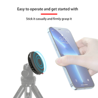 Support magnétique pour téléphone avec trou de vis 1/4, support portable pour caméra de voiture, streaming en direct, vlog, tablette, accessoires magnétiques