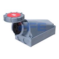 Prises murales multiprises industrielles HFE 380V 125A IP67 étanches CE pour