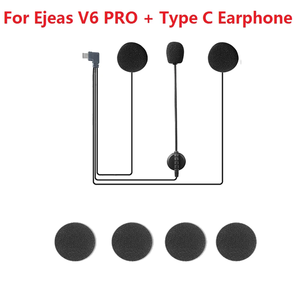 Accesorios para auriculares Tipo-c Jack Plug Auricular Estéreo Traje para <span class=keywords><strong>EJEAS</strong></span> <span class=keywords><strong>V4</strong></span> V6pro - Product Image 2