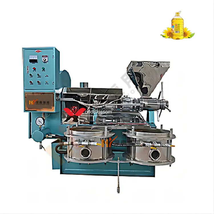 Type de machine de pressage à chaud à froid et machine de traitement d'huile presse à vis arachide colza