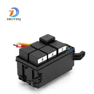 Refitted Vehicle 12V 24V 36V 6-Way Car Control Box With Relay Fuse holder auto blade inline fuse and wire harness
