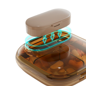 Mỗi Ngày 4-Lưới Hộp Thuốc Nhỏ Gọn Lưu Trữ Cho Buổi Sáng Để Sử Dụng Ban Đêm Hộp Nhựa - Product Image 2