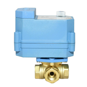 Lorawan <span class=keywords><strong>Iot</strong></span> Draadloze Slimme Gemotoriseerde Kogelklep <span class=keywords><strong>3</strong></span>-weg 1/4 ''-1 1/4'' Messing Afstandsbediening Op Batterijen - Product Image 2