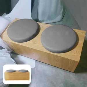 Muebles de celebridades de Internet para tiendas de aperitivos, Banco largo de madera, sofá de almacenamiento, juego de sillas de mesa de olla caliente para cafeterías, bares, cafeterías - Product Image 5