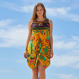 100% Cotton Women's Smart Casual <b>Boho</b> <b>Dress</b> Digital Printing Free Size Eco-Friendly & Breathable Fashionable Trendy <b>Summer</b> <b>Dress</b> - Product Image 1