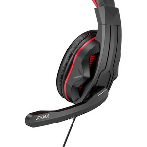 หูฟังเกมมิ่งแบบครอบหู Jokade พร้อมไมโครโฟน สีดำแดง แบบมีสาย 3.5 มม. สำหรับ PC PS4 Xbox - Product Image 5