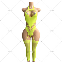 ELITES Vêtements de danse exotique en résille et strass pour filles, vêtements de danse en bouteille, vêtements de scène