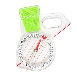 Boussole de poche avec règle, outil de navigation portable pour la randonnée et le <span class=keywords><strong>camping</strong></span> - Product Image 1