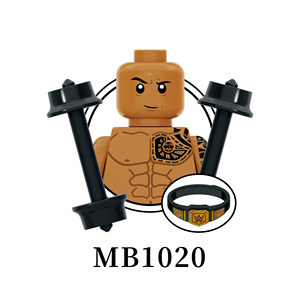 MB1020-MB1024 <span class=keywords><strong>WWE</strong></span> The Rock John Cena The Undertaker Mini Figurines de Construction en Briques Jouets - Product Image 2