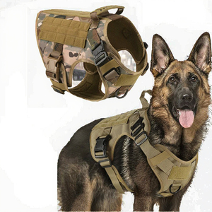 Harnais pour chien robuste en nylon, à dégagement rapide, réfléchissant pour la sécurité nocturne, avec poignée de contrôle, anti-évasion, OEM/ODM - Product Image 2